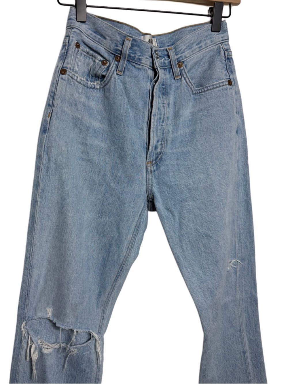 AGOLDE Riley High Rise Straight Crop Jeans - Picture 4 of 8
